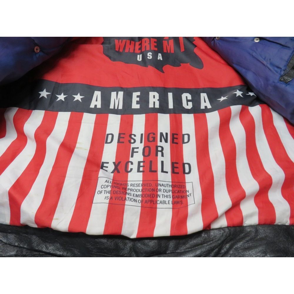 Vintage Black and White Bomber Jacket - Picture 11 of 16